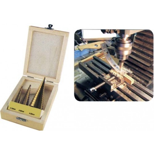 05.090.23 SéRIE POUR AGRANDIR LES TROUS éTAGéS 3 PCS. TOURNER Dinamitek 2