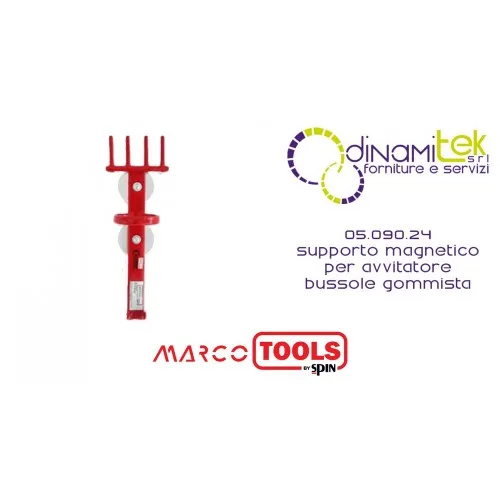 SPIN 05.090.24 SUPPORTO MAGNETICO PER AVVITATORE E BUSSOLE GOMMISTA Dinamitek 1