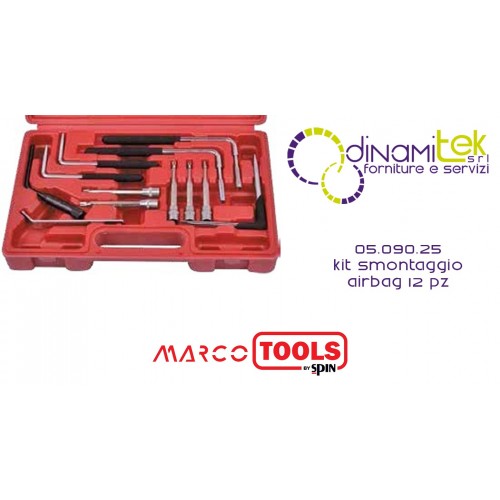SPIN 05.090.25 KIT SMONTAGGIO AIRBAG 12 PZ Dinamitek 1