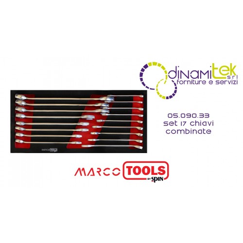 05.090.33 SET 17 CLéS MIXTES SPIN Dinamitek 1