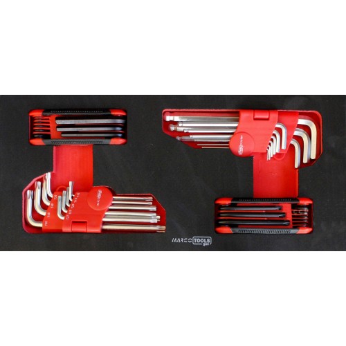 SPIN 05.090.36 SET 34 CHIAVI ESAGONALI A L Dinamitek 2