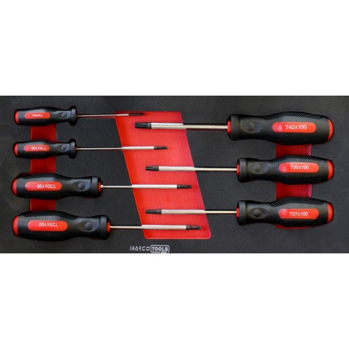 05.090.37 SET 7 TORX SCREWDRIVERS SPIN Dinamitek 2
