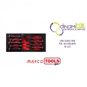 SPIN 05.090.39 KIT 9PCS SCALPELLI Dinamitek 1