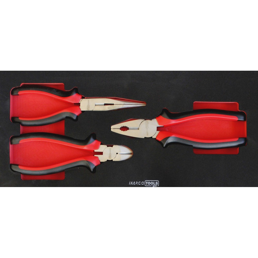 05.090.41 JUEGO 3 PINZAS GIRO Dinamitek 2