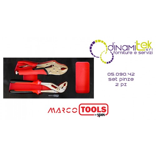 05.090.42 JEU DE 2 PINCES SPIN Dinamitek 1