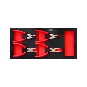 05.090.43 SET OF 4 PLIERS FOR SEEGER SPIN Dinamitek 2