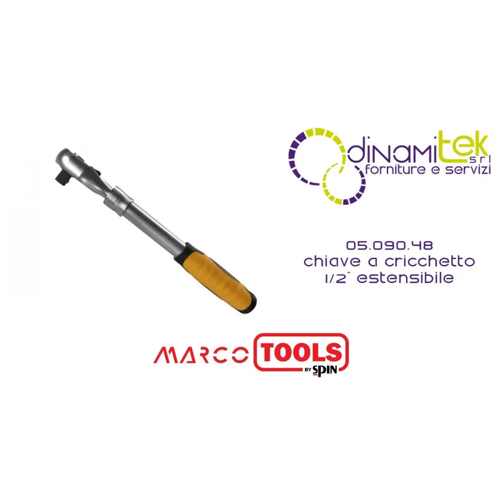 SPIN 05.090.48 CHIAVE A CRICCHETTO 1-2 ESTENSIBILE Dinamitek 1