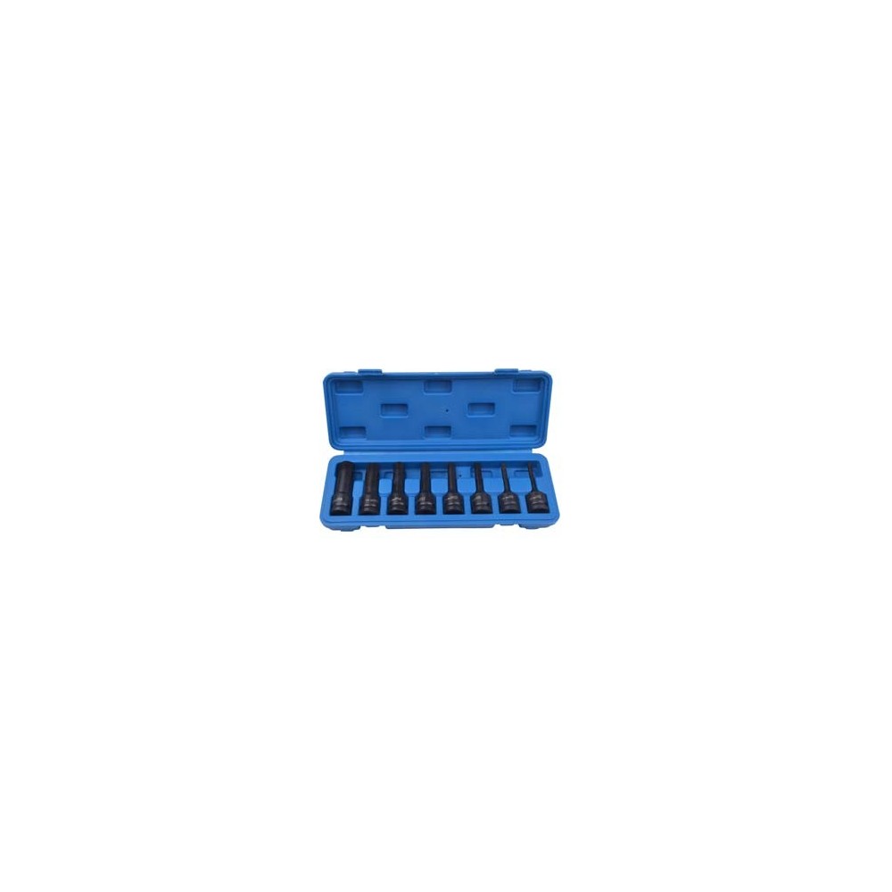 05.090.57 SET 8 BUCHSEN 1/2 &QUOT;ANTRIEB AUFPRALL MäNNLICH SECHSKANTDREHUNG Dinamitek 2