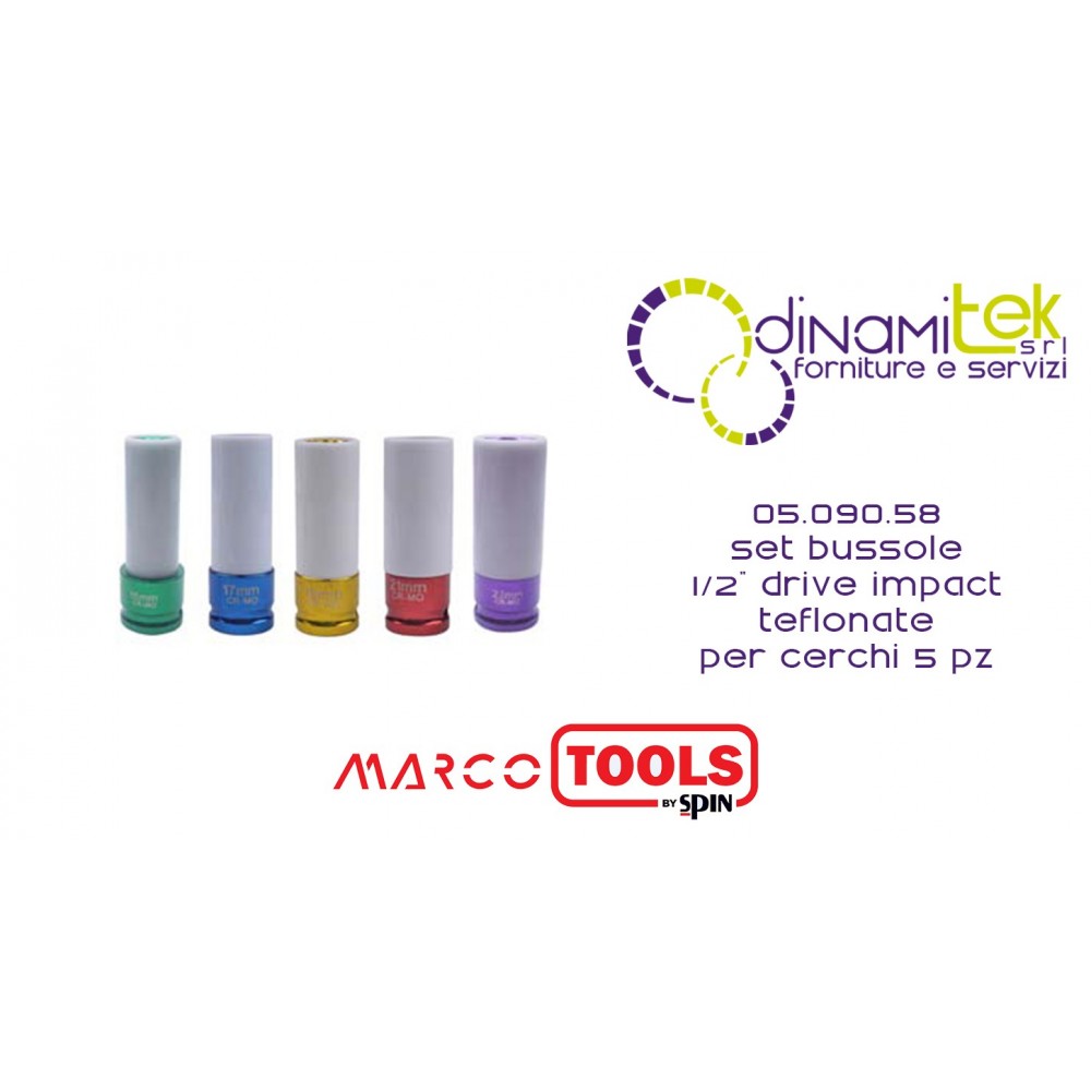 05.090.58 JEU DE DOUILLES D'ENTRAîNEMENT 5 1/2 &QUOT;à IMPACT REVêTUES DE TéFLON POUR JANTES SPIN Dinamitek 1