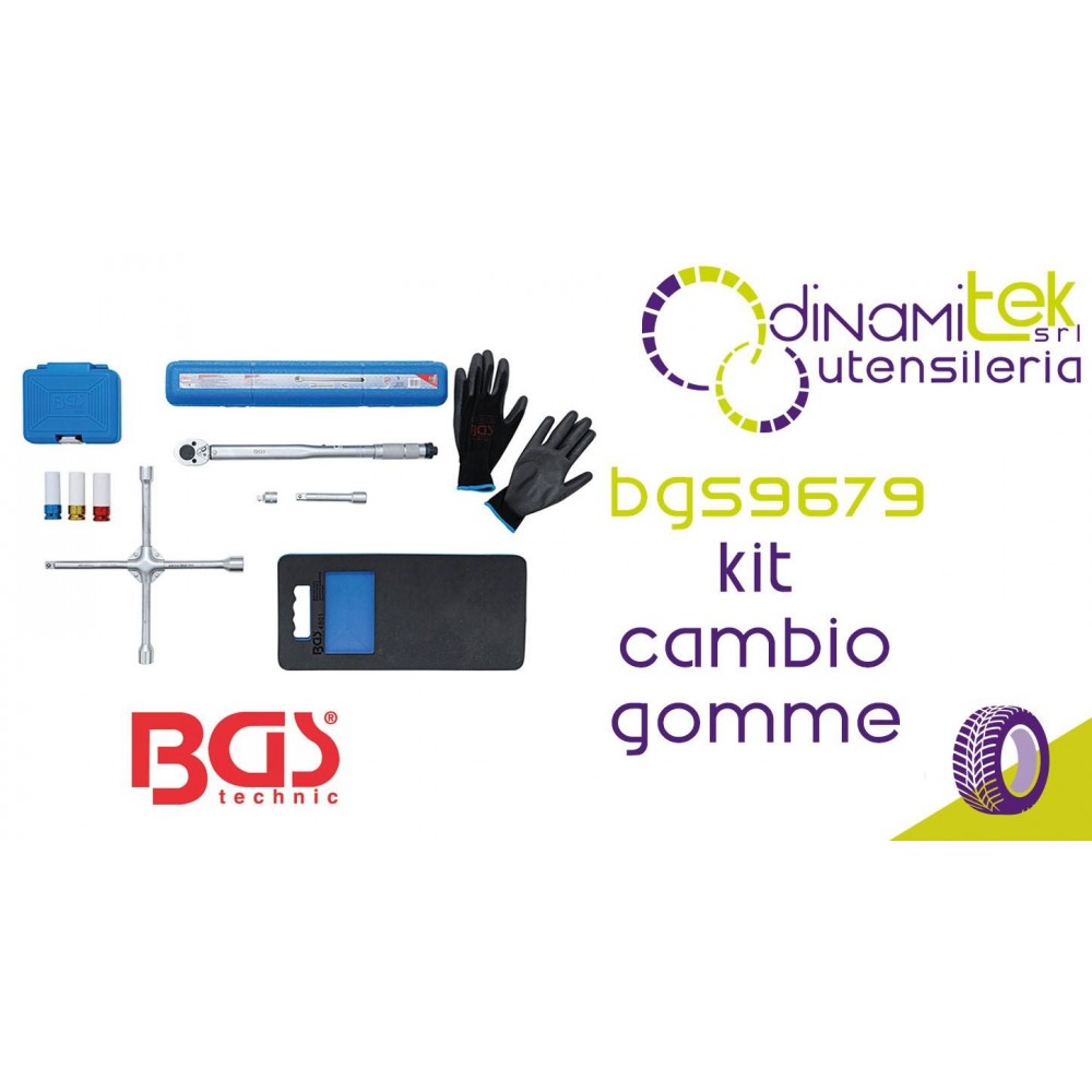 BGS TECHNIC BGS9679 KIT CAMBIO GOMME Dinamitek 1
