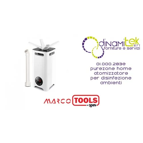 01.000.283E PUREZONE HOME ATOMIZZATORE PER DISINFEZIONE AMBIENTI SPIN MARCO TOOLS Dinamitek 1