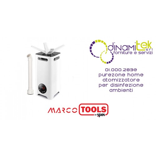 01.000.283E PUREZONE HOME ATOMIZZATORE PER DISINFEZIONE AMBIENTI SPIN MARCO TOOLS Dinamitek 1