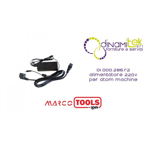 01.000.286.R2 ALIMENTATORE 220V PER ATOM MACHINE SPIN MARCO TOOLS Dinamitek 1
