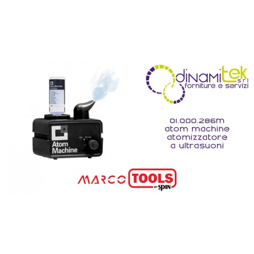 01.000.286M ATOM MACHINE ATOMIZZATORE A ULTRASUONI SPIN MARCO TOOLS Dinamitek 1