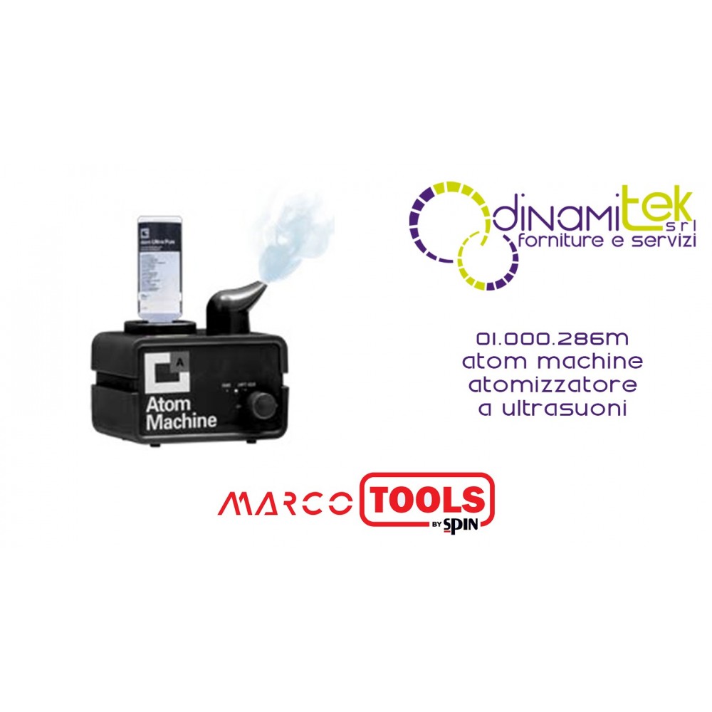 01.000.286M ATOM MACHINE ATOMIZZATORE A ULTRASUONI SPIN MARCO TOOLS Dinamitek 1