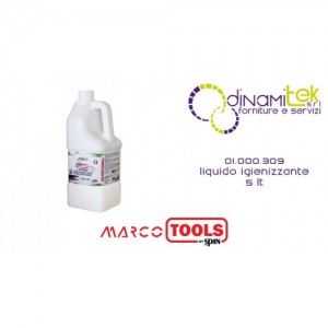 01.000.309 LIQUIDO IGIENIZZANTE 5 lt SPIN MARCO TOOLS Dinamitek 1