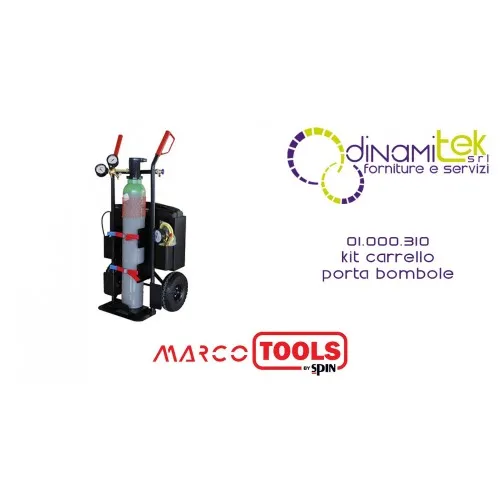 01.000.310 KIT CHARIOT POUR BOUTEILLE DE CLIMATISATION MARCO TOOLS SPIN