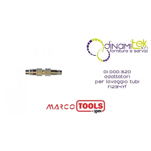 01.000.320 ADATTATORI PER LAVAGGIO TUBI R1234yf SPIN MARCO TOOLS Dinamitek 1