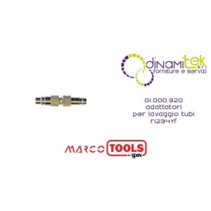 01.000.320 ADATTATORI PER LAVAGGIO TUBI R1234yf SPIN MARCO TOOLS Dinamitek 1