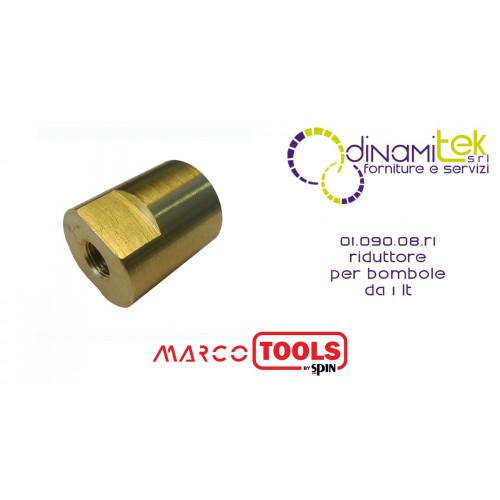 01.090.08.R1 RIDUTTORE BOMBOLE 1 lt SPIN MARCO TOOLS Dinamitek 1