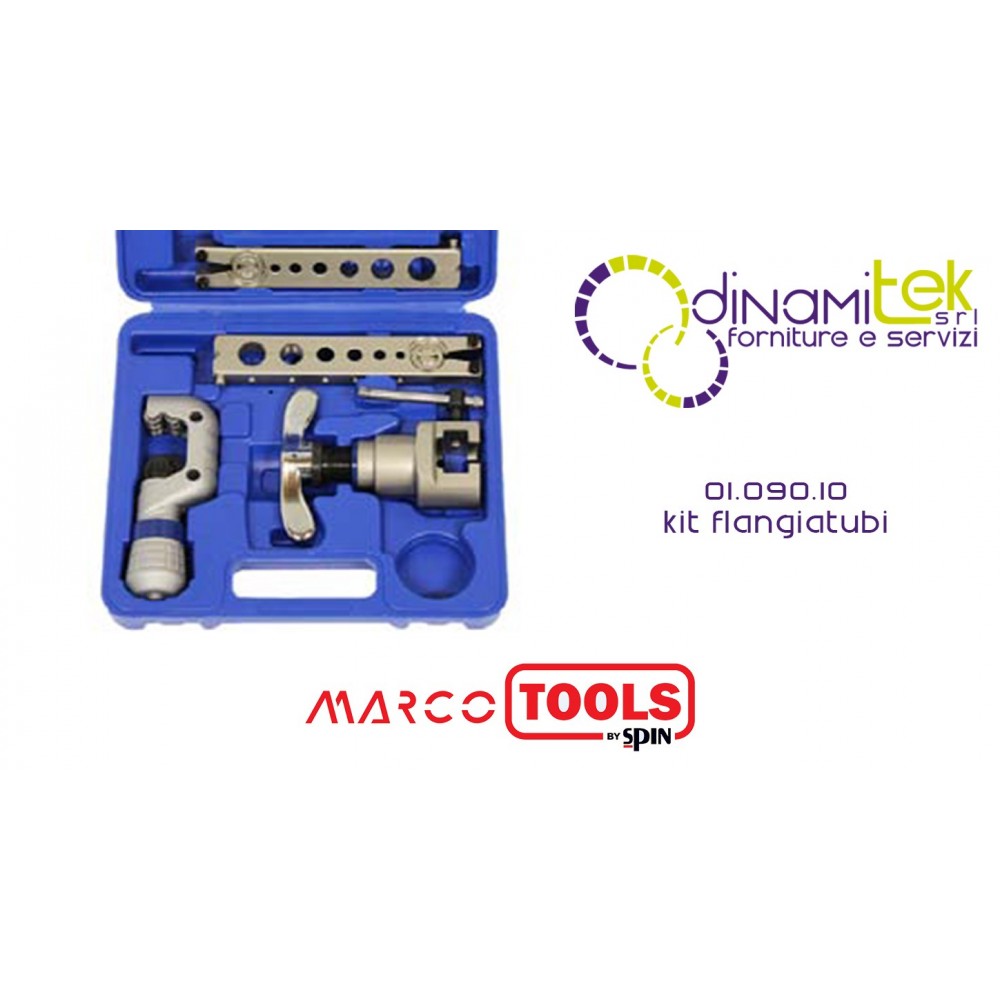 01.090.10 KIT FLANGIATUBI SPIN MARCO TOOLS Dinamitek 1