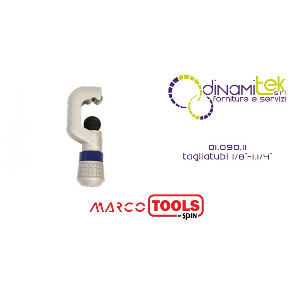 01.090.11 TAGLIATUBI 1/8"-1.1/4" SPIN MARCO TOOLS Dinamitek 1