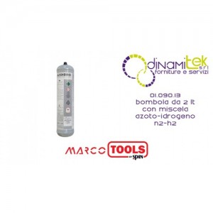 SPIN 01.090.13 BOMBOLA DA 2 lt CON MISCELA AZOTO-IDROGENO N2-H2 Dinamitek 1