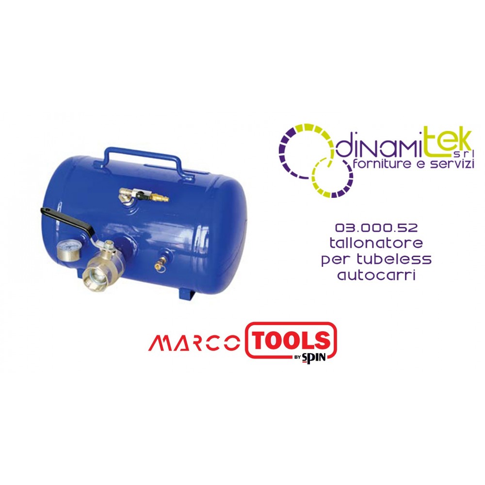 03.000.52 TALLONATORE PER TUBELESS AUTOCARRI SPIN MARCO TOOLS Dinamitek 1