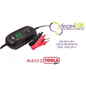 03.024.34 CARICABATTERIE CBA 400 PRO SPIN MARCO TOOLS Dinamitek 1