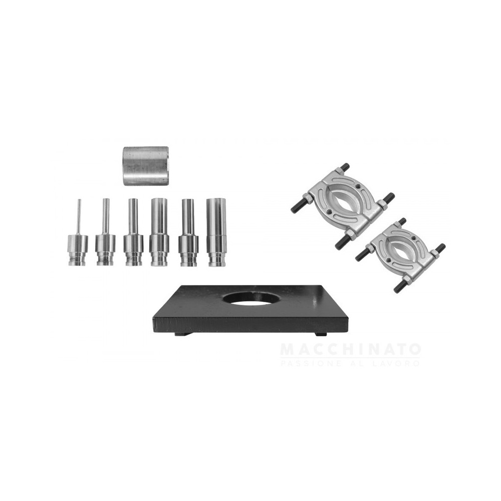 03.031.33 SERIE DI 6 PUNZONI IN ACCIAIO C40/ PIASTRONE/ FLANGE ESTRATTRICI SPIN MARCO TOOLS Dinamitek 2