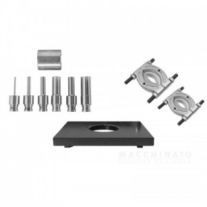 03.031.33 SERIE DI 6 PUNZONI IN ACCIAIO C40/ PIASTRONE/ FLANGE ESTRATTRICI SPIN MARCO TOOLS Dinamitek 2