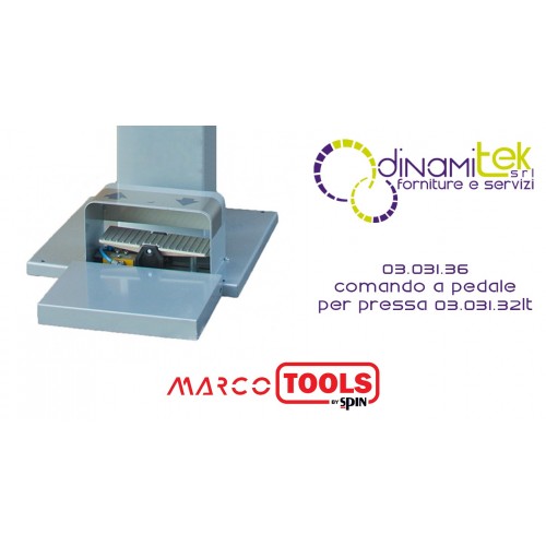 03.031.36 COMANDO A PEDALE PER PRESSA 03.031.32LT SPIN MARCO TOOLS Dinamitek 1