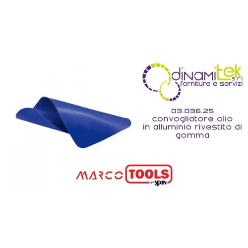 03.036.25 CONVOGLIATORE OLIO IN ALLUMINIO RIVESTITO DI GOMMA SPIN MARCO TOOLS Dinamitek 1