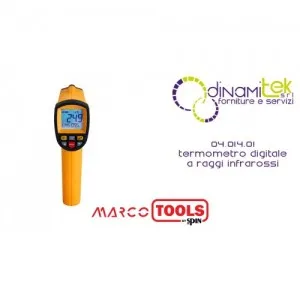 04.014.01 TERMOMETRO DIGITALE A RAGGI INFRAROSSI SPIN MARCO TOOLS Dinamitek 1
