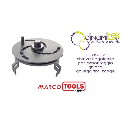 05.056.12 CHIAVE REGOLABILE PER SMONTAGGIO GHIERE GALLEGGIANTI RANGE 89-170mm SPIN MARCO TOOLS Dinamitek 1