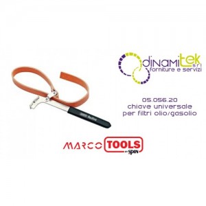 05.056.20 CHIAVE UNIVERSALE PER FILTRI OLIO/GASOLIO SPIN MARCO TOOLS Dinamitek 1