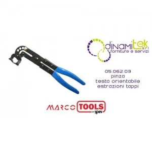 05.062.03 PINZA CON TESTA ORIENTABILE PER ESTRAZIONI TAPPI IN PLASTICA SPIN MARCO TOOLS Dinamitek 1