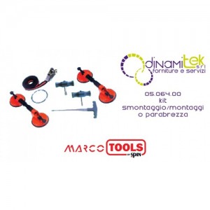 05.064.00 KIT SMONTAGGIO/MONTAGGIO PARABREZZA SPIN MARCO TOOLS Dinamitek 1