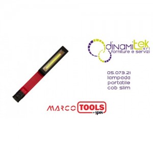 SPIN 05.073.21 LAMPADA PORTATILE COB SLIM Dinamitek 1