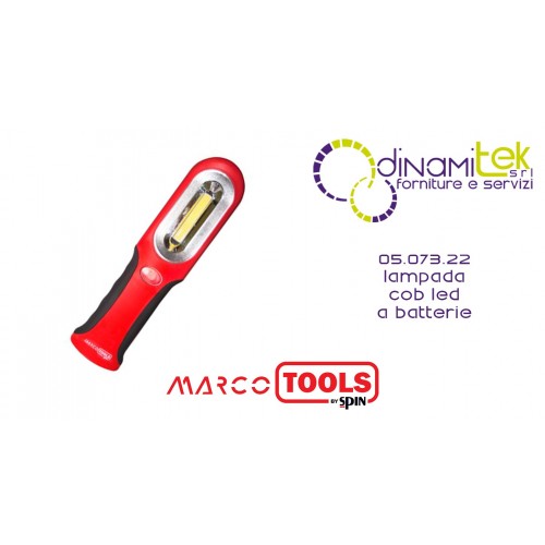 05.073.22 LAMPADE COB LED A BATTERIE SPIN MARCO TOOLS Dinamitek 1
