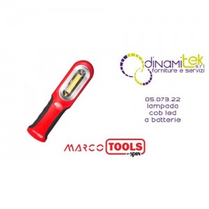 05.073.22 LAMPADE COB LED A BATTERIE SPIN MARCO TOOLS Dinamitek 1