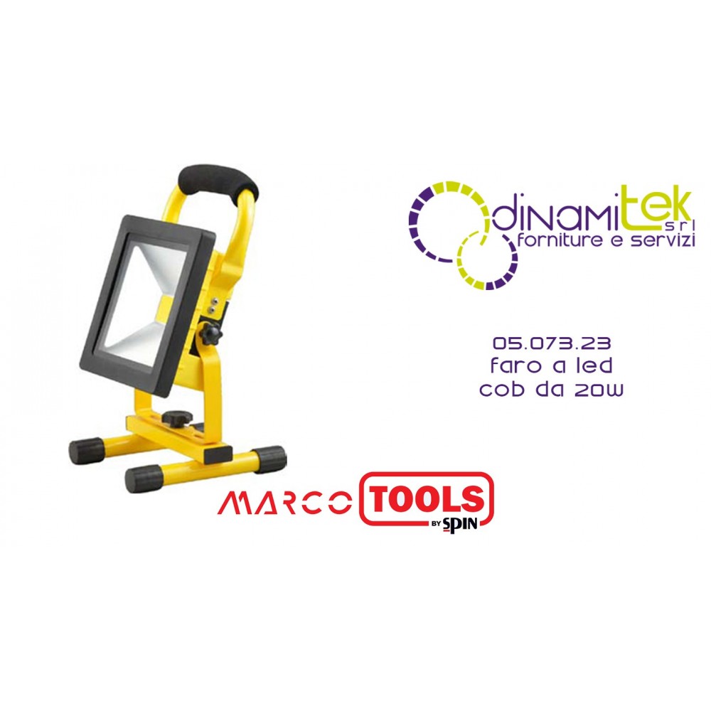 05.073.23 FARO A LED COB DA 20W SPIN MARCO TOOLS Dinamitek 1
