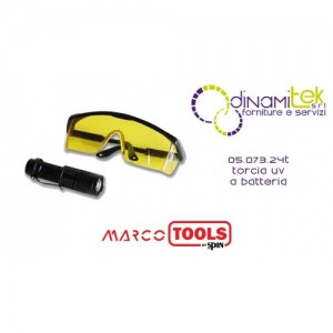 05.073.24T TORCIA UV A BATTERIA SPIN MARCO TOOLS Dinamitek 1
