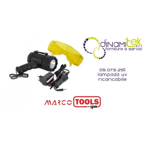 05.073.25T LAMPADA UV RICARICABILE SPIN MARCO TOOLS Dinamitek 1