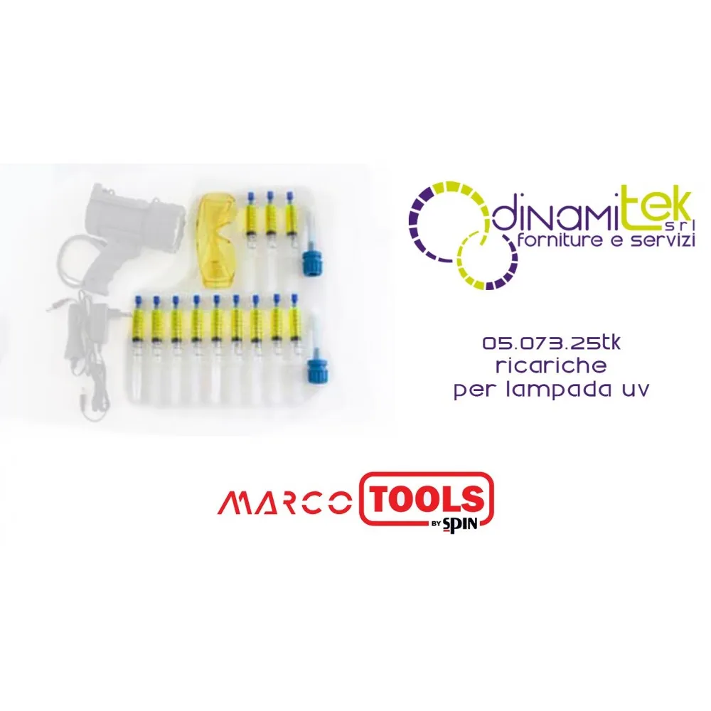 SPIN 05.073.25TK RICARICHE PER LAMPADA UV Dinamitek 1