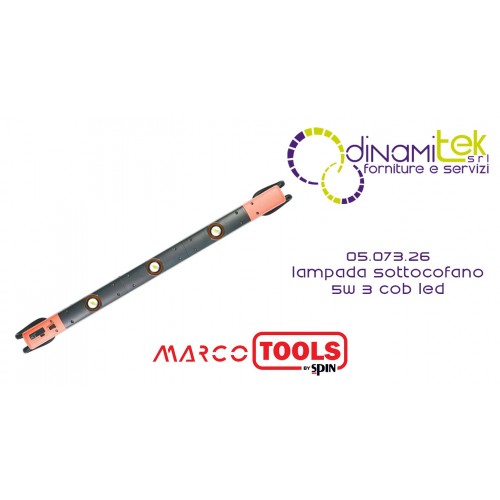 SPIN 05.073.26 LAMPADA SOTTOCOFANO 5W 3 COB LED Dinamitek 1