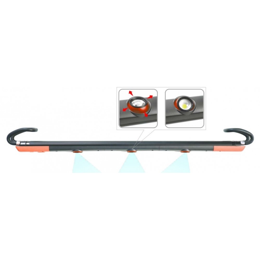 05.073.26 LAMPADA SOTTOCOFANO 5W 3 COB LED SPIN MARCO TOOLS Dinamitek 5
