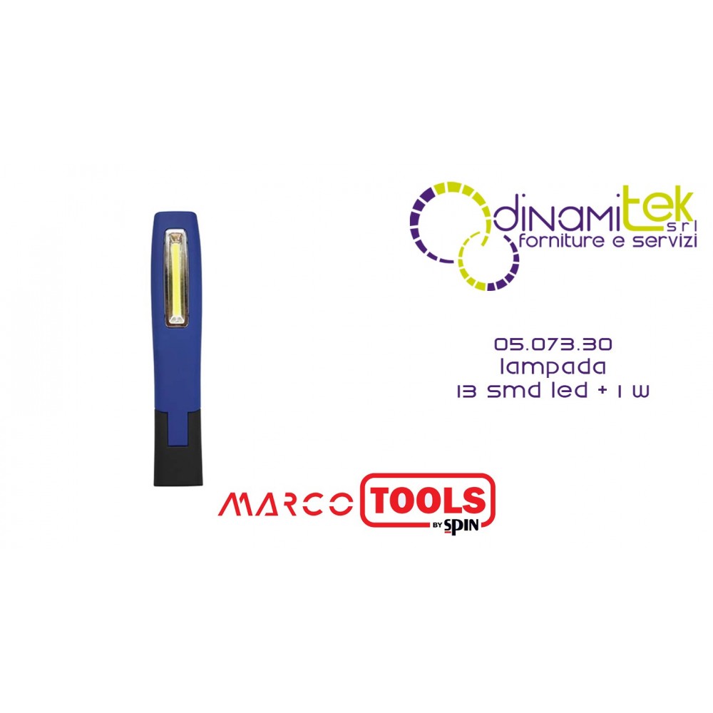05.073.30 LAMPADA 13 SMD LED + 1 W SPIN MARCO TOOLS Dinamitek 1