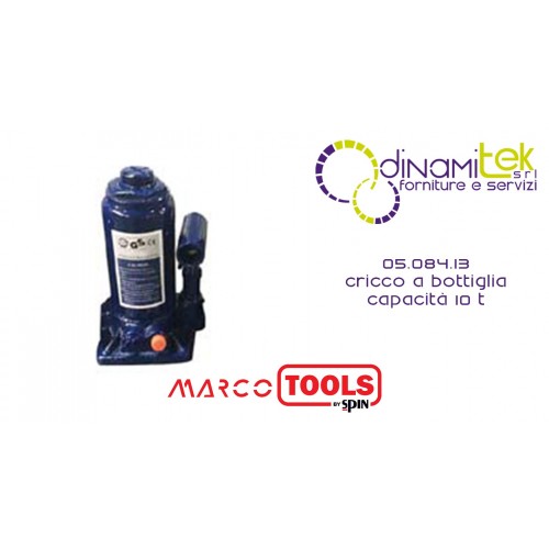05.084.13 CRICCO A BOTTIGLIA capacità 10 T SPIN MARCO TOOLS Dinamitek 1