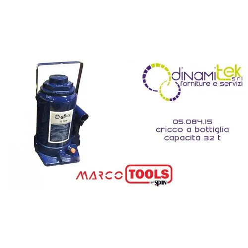 05.084.15 CRICCO A BOTTIGLIA capacità 32 T SPIN MARCO TOOLS Dinamitek 1